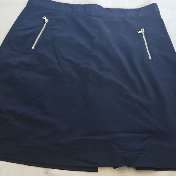 Blue Mini Pencil Skirt for Work - Picture 13 of 16